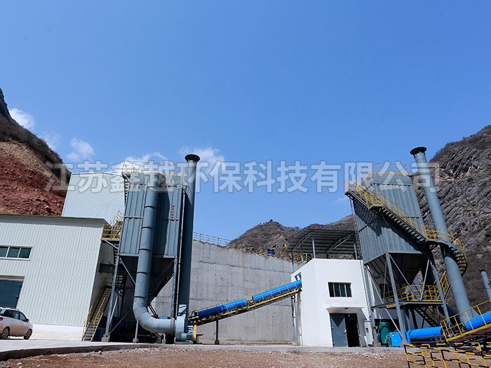 康縣沅旺溝建筑用石料礦加工生產(chǎn)線除塵設(shè)備及除塵系統(tǒng)